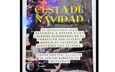 Sorteo de una cesta de Navidad, 17 de Diciembre.